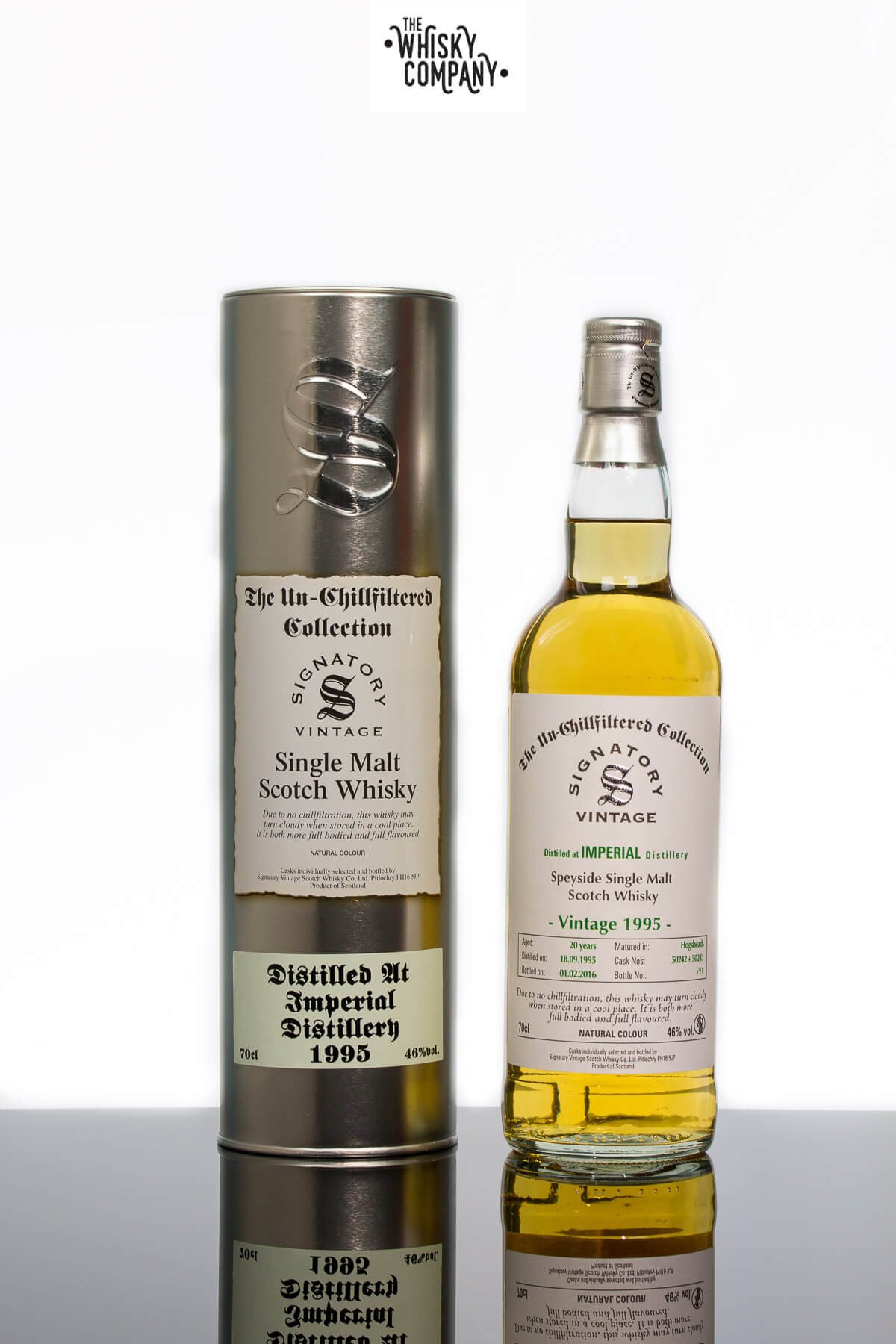 Signatory Vintage 1995 Imperial 20 Years Old Speyside Single Malt