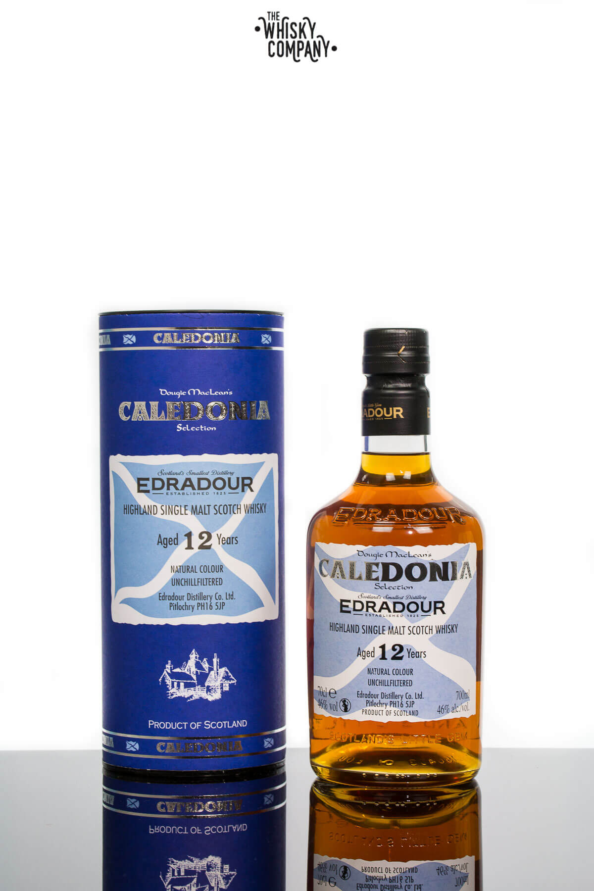 Edradour Caledonia 12 Years Old Highland Single Malt Scotch Whisky (700ml)