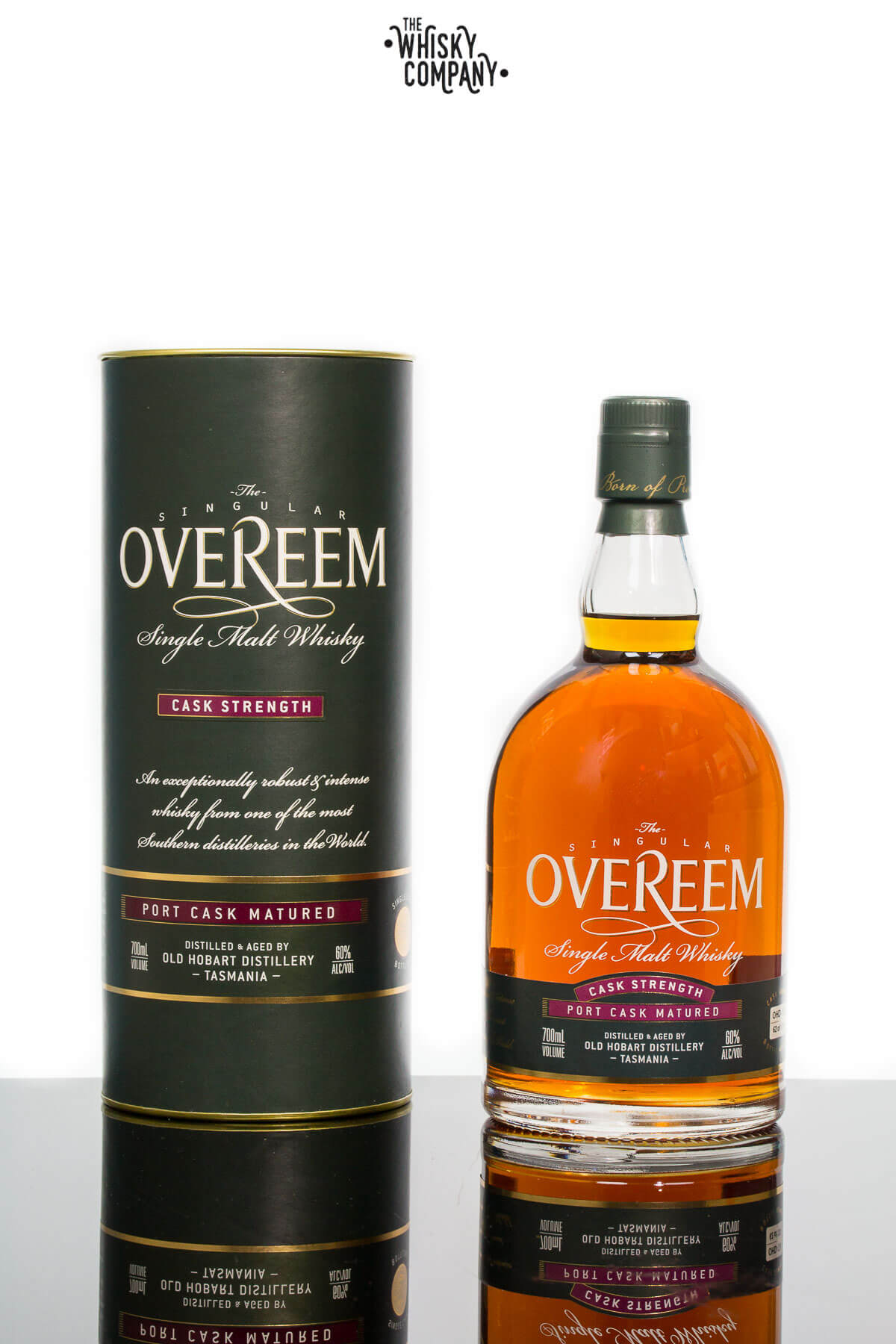 Overeem Cask Strength Port Cask Matured Tasmanian Single Malt Whisky