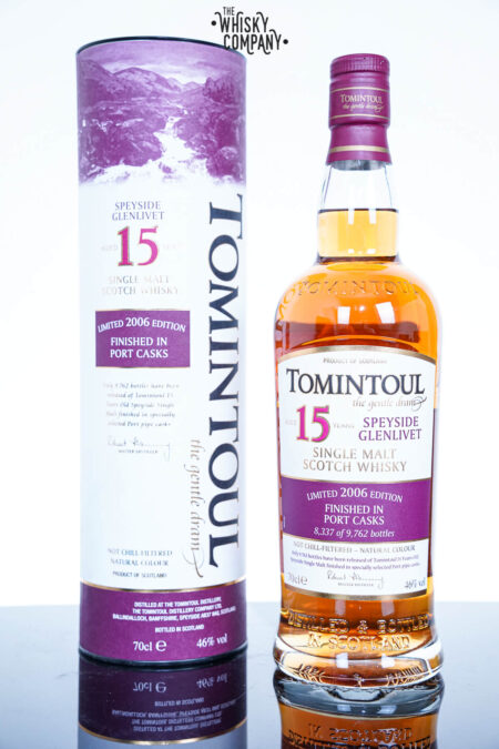 Tomintoul Aged 15 Years 2006 Limited Edition Finished in Port Casks Single Malt Scotch Whisky (700ml)