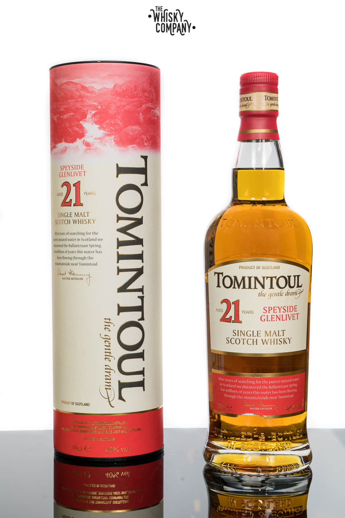 Tomintoul 21 Years Old Speyside Single Malt Scotch Whisky (700ml)