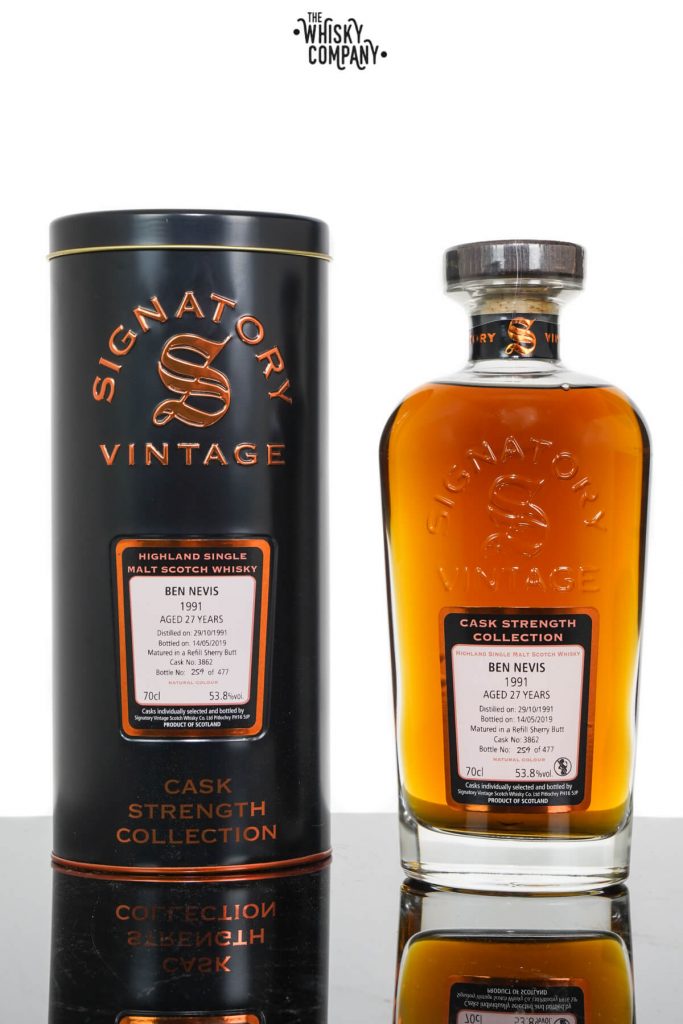 Ben Nevis 1991 27 Single Malt Scotch Whisky Signatory