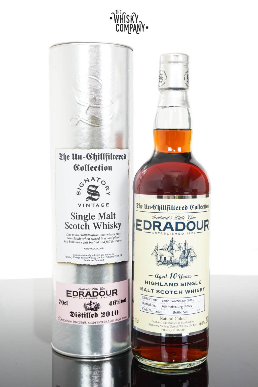 Edradour 2010 Aged 10 Years Single Malt Whisky The Whisky Company