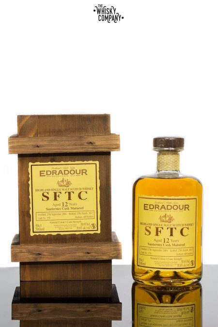 Edradour SFTC Aged 12 Years Sauternes Cask Matured Single Malt Scotch Whisky (500ml)
