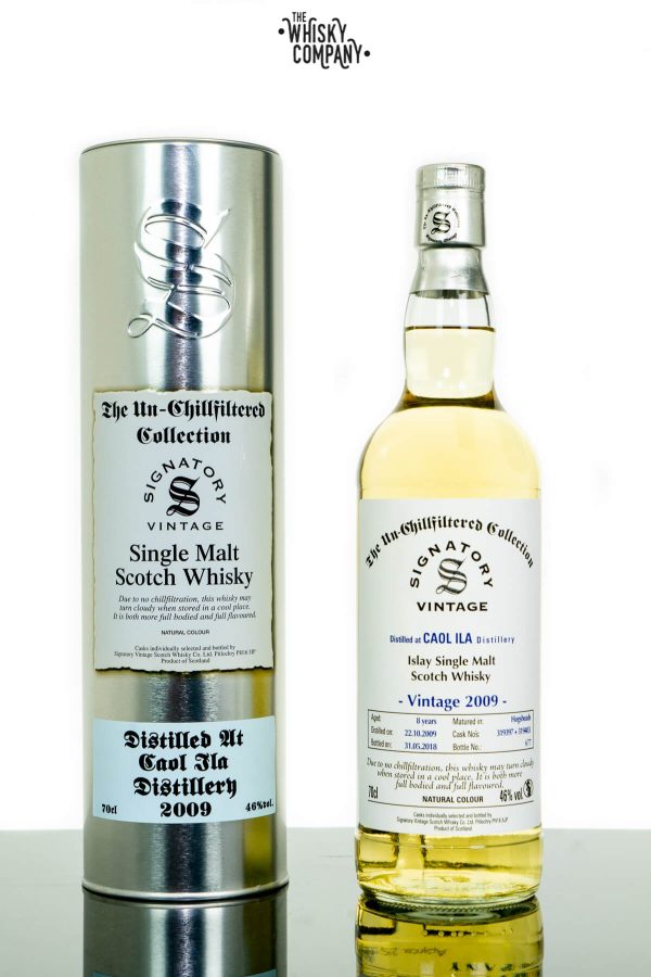 Caol Ila 2009 Aged 8 Years Single Malt Scotch Whisky - Signatory Vintage (700ml)