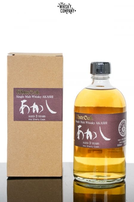 Akashi White Oak 3 Years Old Japanese Single Malt Whisky - IMO Sherry Cask Matured (500ml)