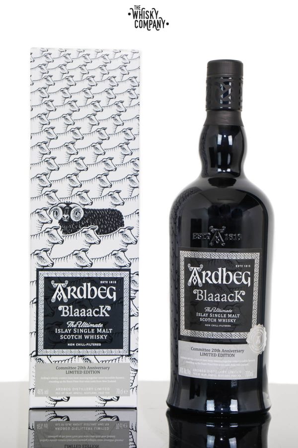 Ardbeg Blaaack Islay Single Malt Scotch Whisky - 20th Anniversary Committee Limited Edition (700ml)