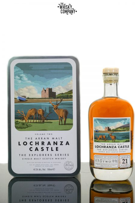 Arran Aged 21 Years Lochranza Castle 'The Explorer Series' Single Malt Scotch Whisky (700ml)