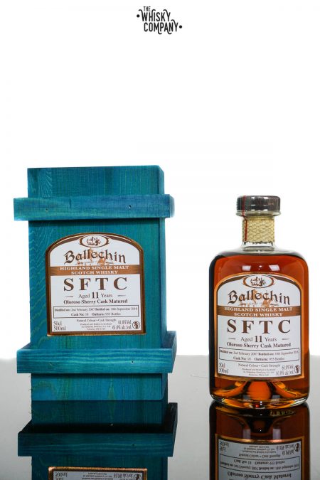 Ballechin 2007 SFTC Aged 11 Years Oloroso Sherry Cask Matured Single Malt Scotch Whisky (500ml)