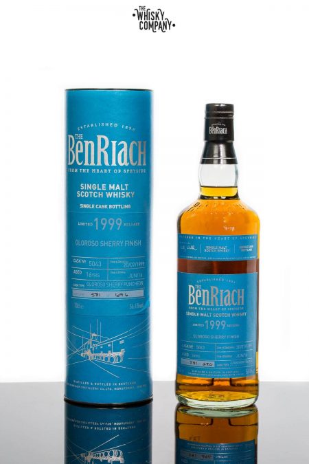 Benriach 1999 Aged 16 Years Single Cask 5043 Batch 13 Speyside Single Malt Scotch Whisky (700ml)