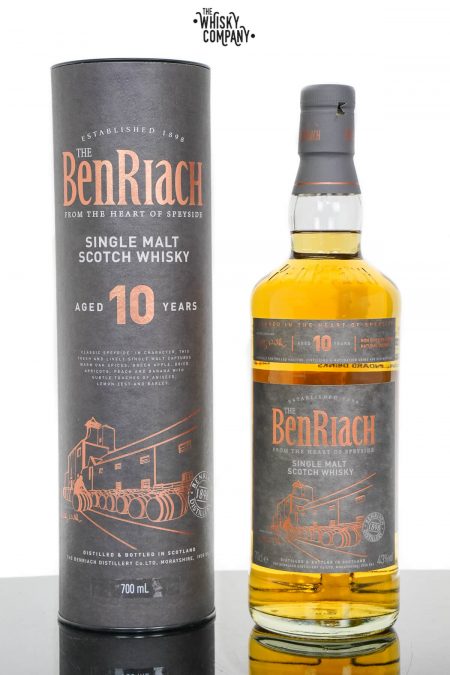 BenRiach Aged 10 Years Speyside Single Malt Scotch Whisky (700ml)