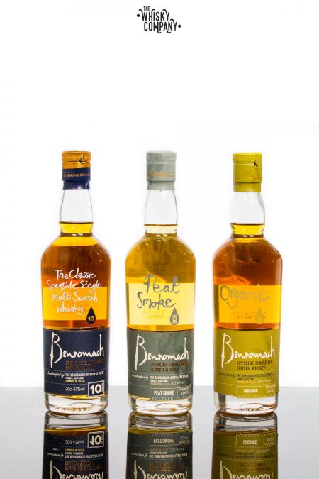 Benromach Trio Of 200ml Bottles Speyside Single Malt Gift Pack