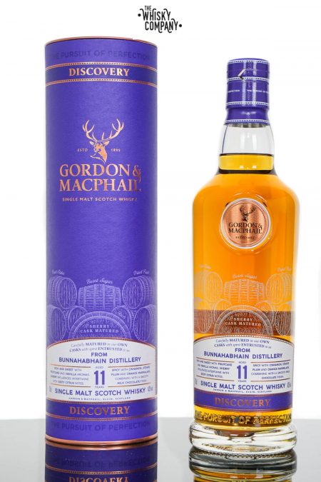 Bunnahabhain Aged 11 Years Discovery Single Malt Scotch Whisky – Gordon & MacPhail (700ml) 