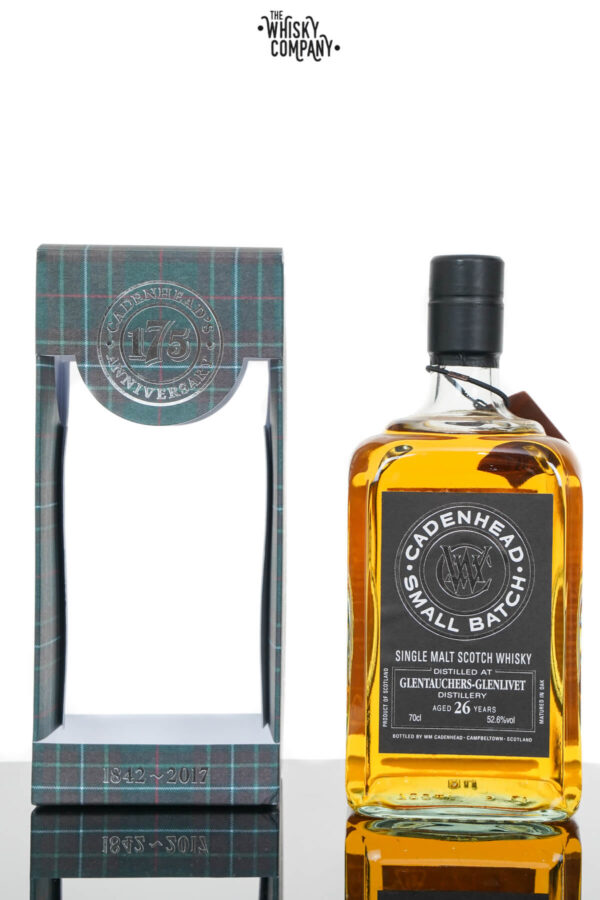 Glentauchers 1990 Aged 26 Years Single Malt Scotch Whisky - Cadenhead (700ml)
