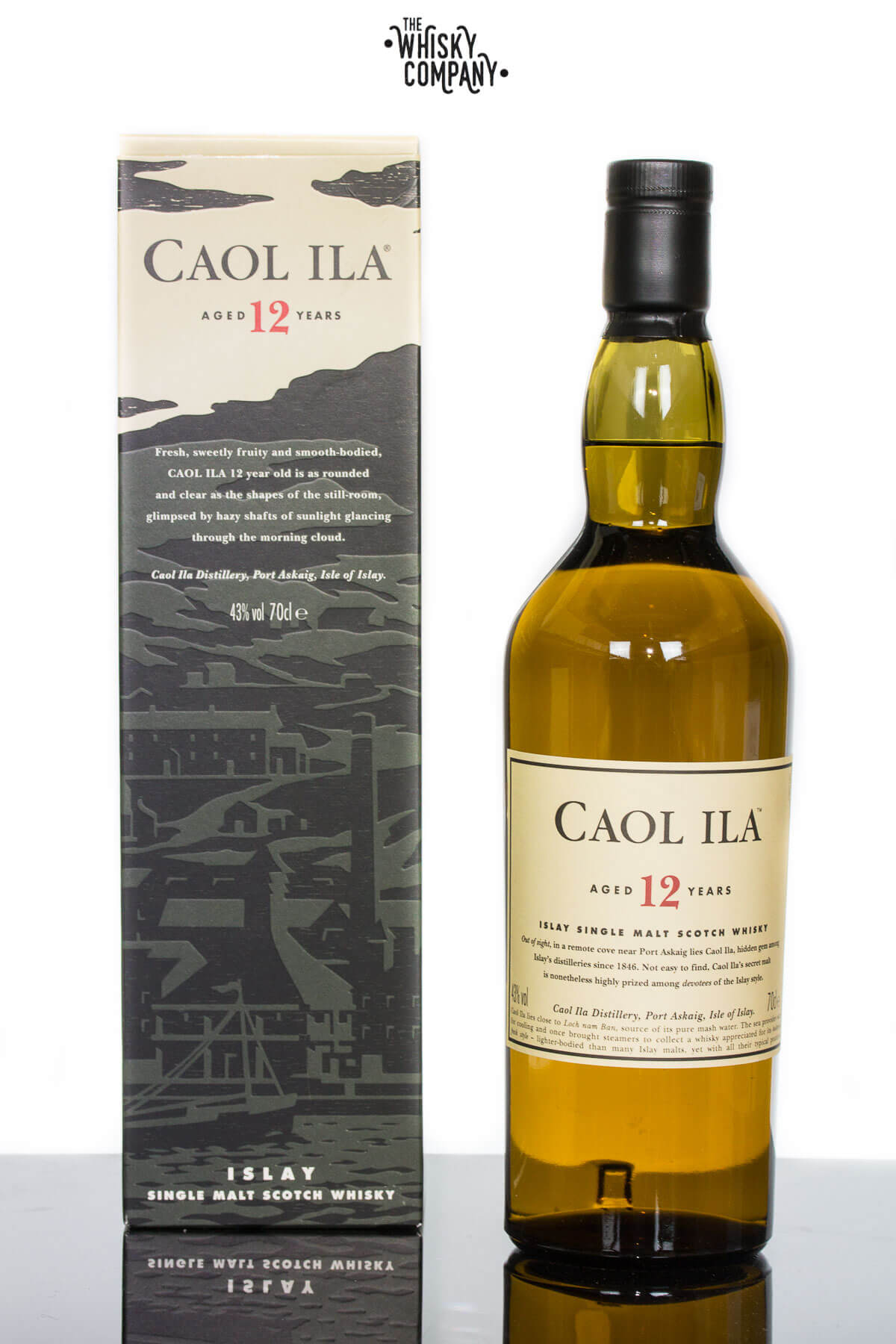 Caol Ila Whisky Ecosse Islay Single Malt 12 ans 43 % vol