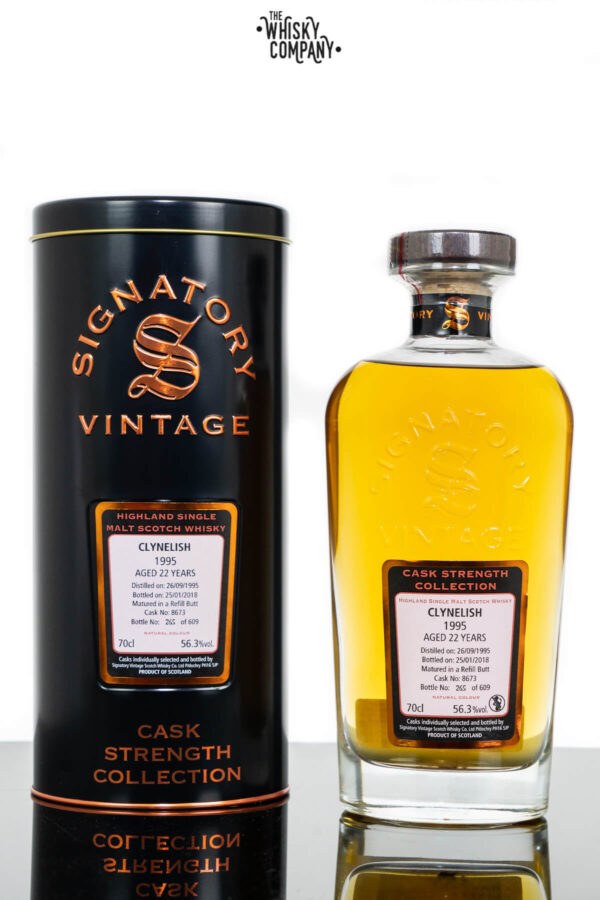 Clynelish 1995 Aged 22 Years Single Malt Scotch Whisky - Signatory Vintage (700ml)