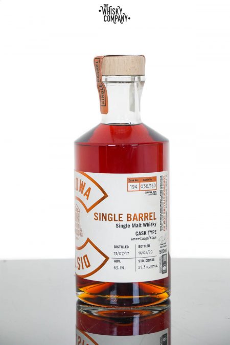 Corowa Single Barrel American Oak Wine Cask Matured Single Malt Whisky - Cask 194 (500ml)