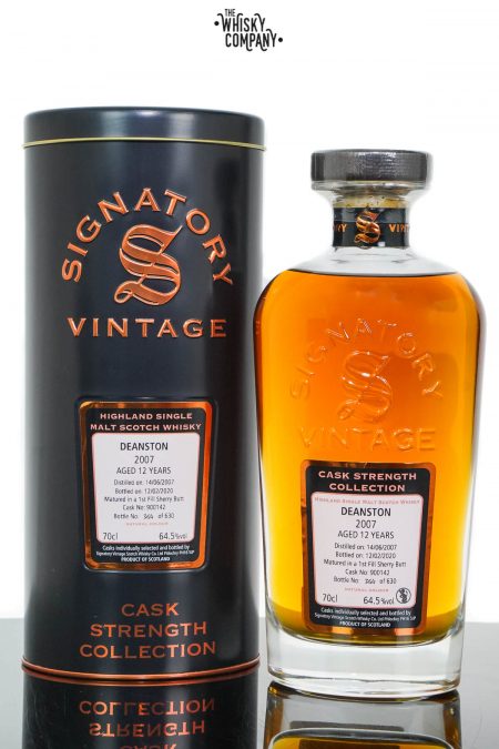 Deanston 2007 Aged 12 Years Cask Strength Single Malt Scotch Whisky - Signatory Vintage (700ml)