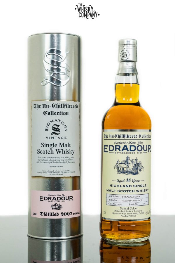 Edradour 2007 Aged 10 Years Single Malt Scotch Whisky - Signatory Vintage (700ml)