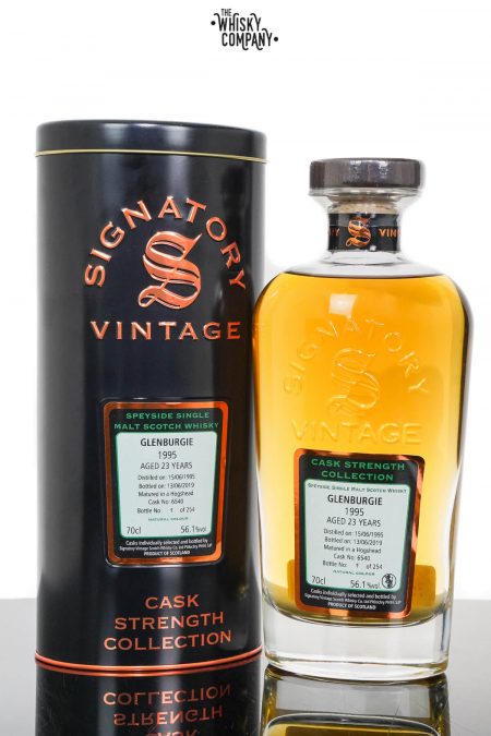 Glenburgie 1995 Aged 23 Years Cask Strength Single Malt Scotch Whisky - Signatory Vintage (700ml)