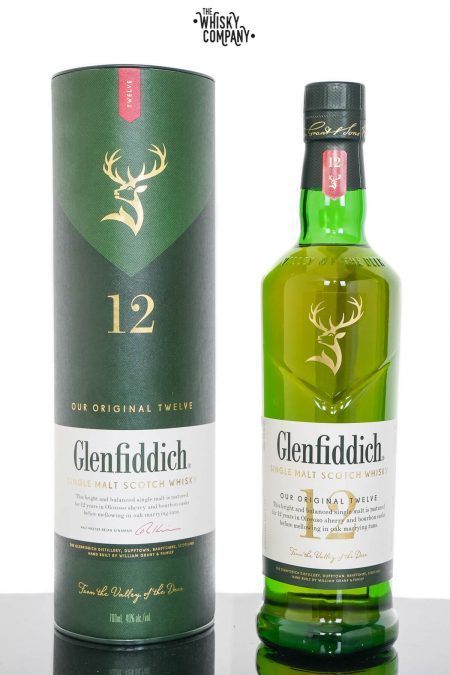 Glenfiddich Aged 12 Years Speyside Single Malt Scotch Whisky (700ml)