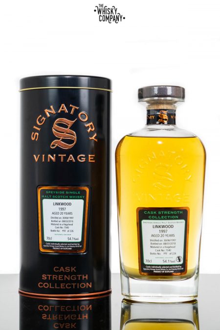 Linkwood 1997 Aged 20 Years (cask 7540) Single Malt Scotch Whisky – Signatory Vintage (700ml)