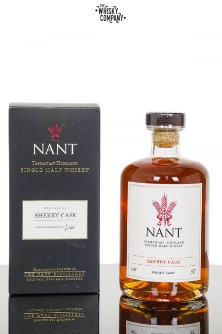 Nant Sherry Cask Matured Single Cask Tasmanian Highland Single Malt Whisky (500ml)