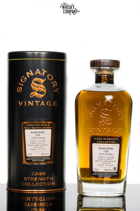 Blair Athol 1988 Aged 28 Years Single Malt Scotch Whisky – Signatory Vintage (700ml)
