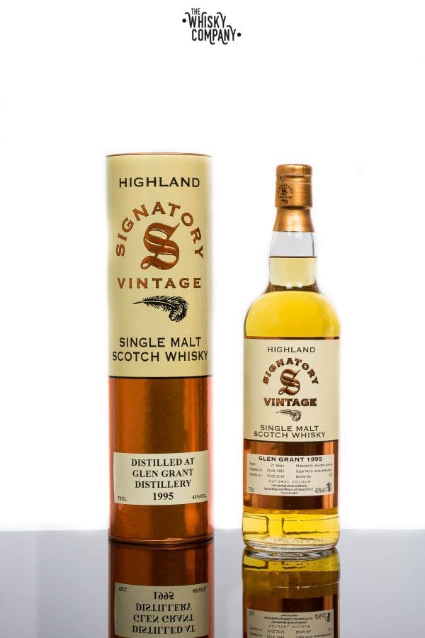 Glen Grant 1995 Aged 21 Years Single Malt Scotch Whisky - Signatory Vintage (700ml)