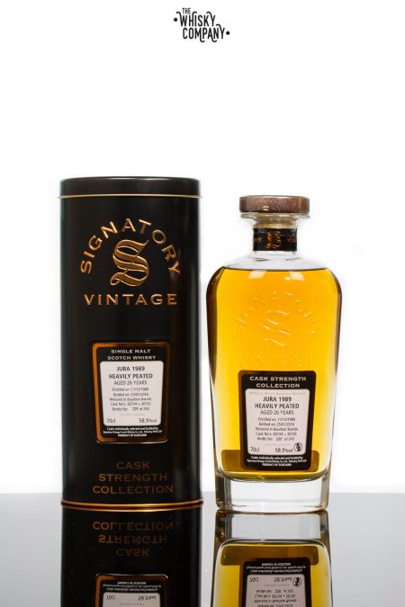 Jura 1989 Aged 26 Years Old Single Malt Scotch Whisky - Signatory Vintage