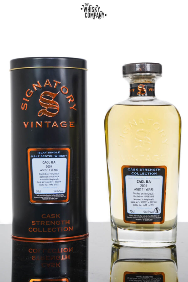 Caol Ila 2007 Aged 11 Years Single Malt Scotch Whisky - Signatory Vintage (700ml)