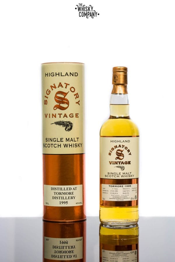 Tormore 1995 Aged 21 Years Single Malt Scotch Whisky - Signatory Vintage (700ml)