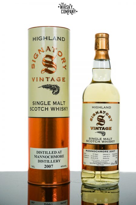 Mannochmore 2007 Aged 10 Years Single Malt Scotch Whisky - Signatory Vintage (700ml)