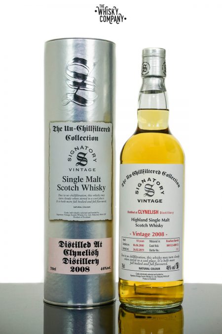 Clynelish 2008 Aged 10 Years Single Malt Scotch Whisky - Signatory Vintage  (700ml)