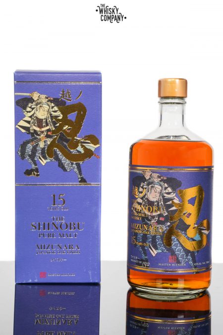 The Shinobu 15 Years Old Pure Malt Japanese Whisky - Mizunara Oak Finish (700ml)