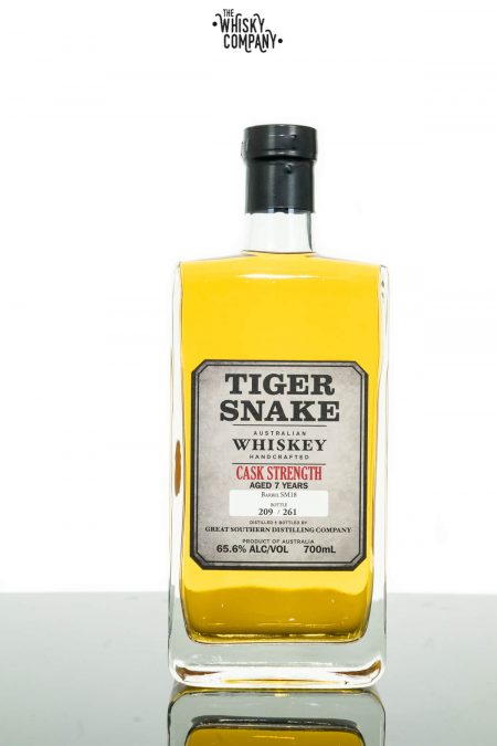 Tiger Snake Cask Strength Aged 7 Years Small Batch Australian Whiskey (700ml)