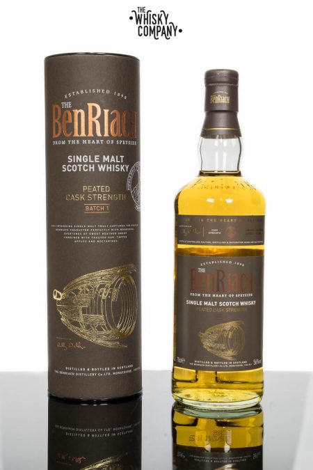 BenRiach Peated Cask Strength Batch 1 Speyside Single Malt Scotch Whisky (700ml)