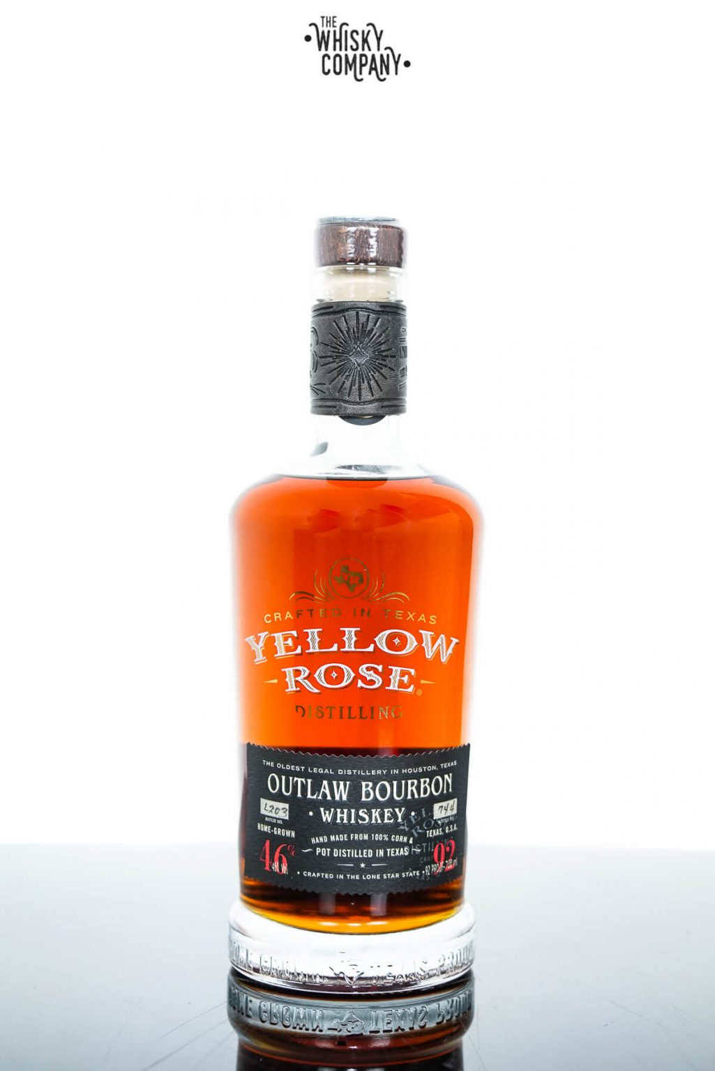 Yellow Rose Distillng Outlaw Texas Bourbon Whiskey American Whisky
