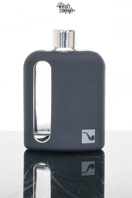 Ragproper Black Silicone Glass Whisky Flask (240ml)