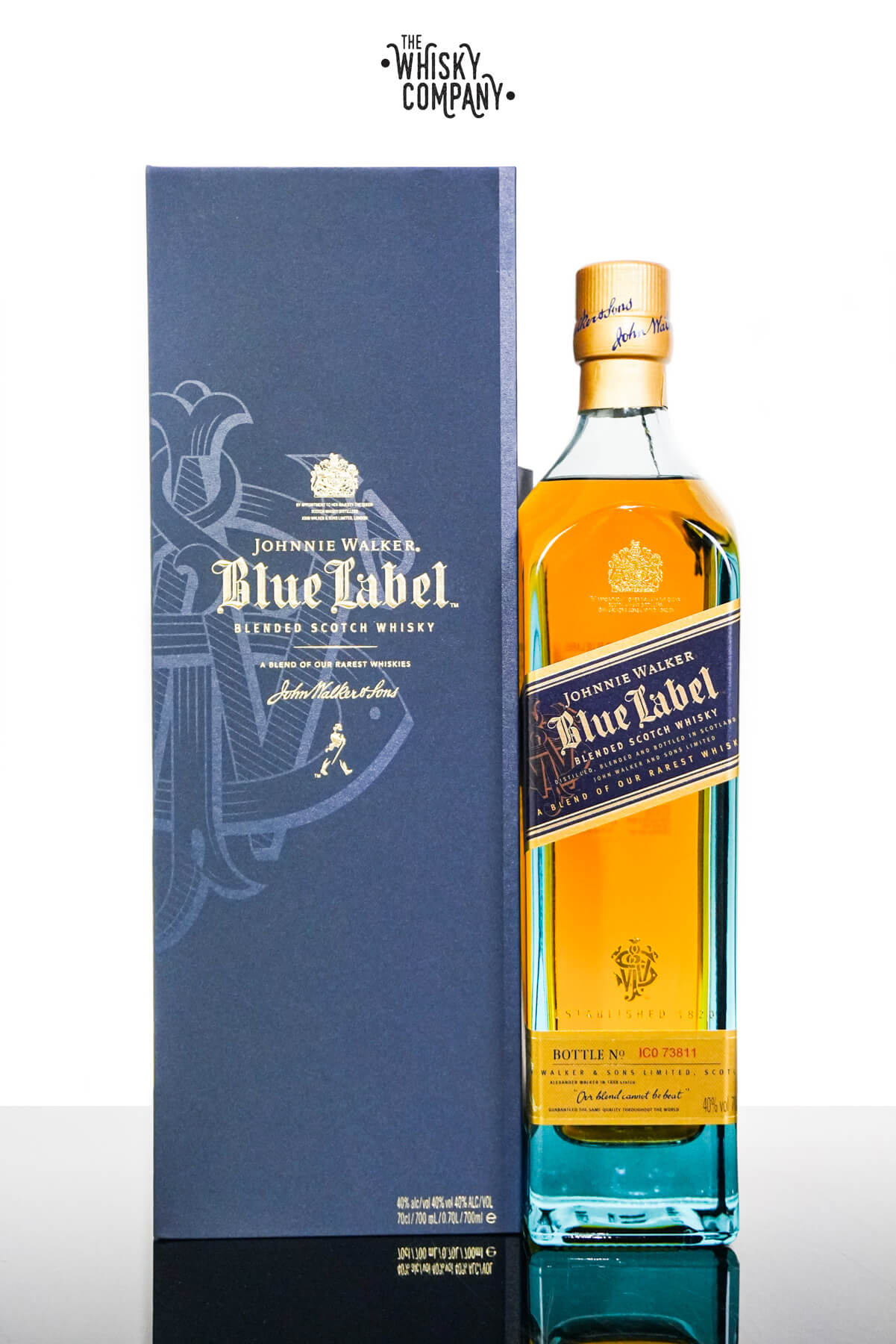 Johnnie Walker Blue Label Tiffany Bottle Blended Scotch Whisky The Whisky Company