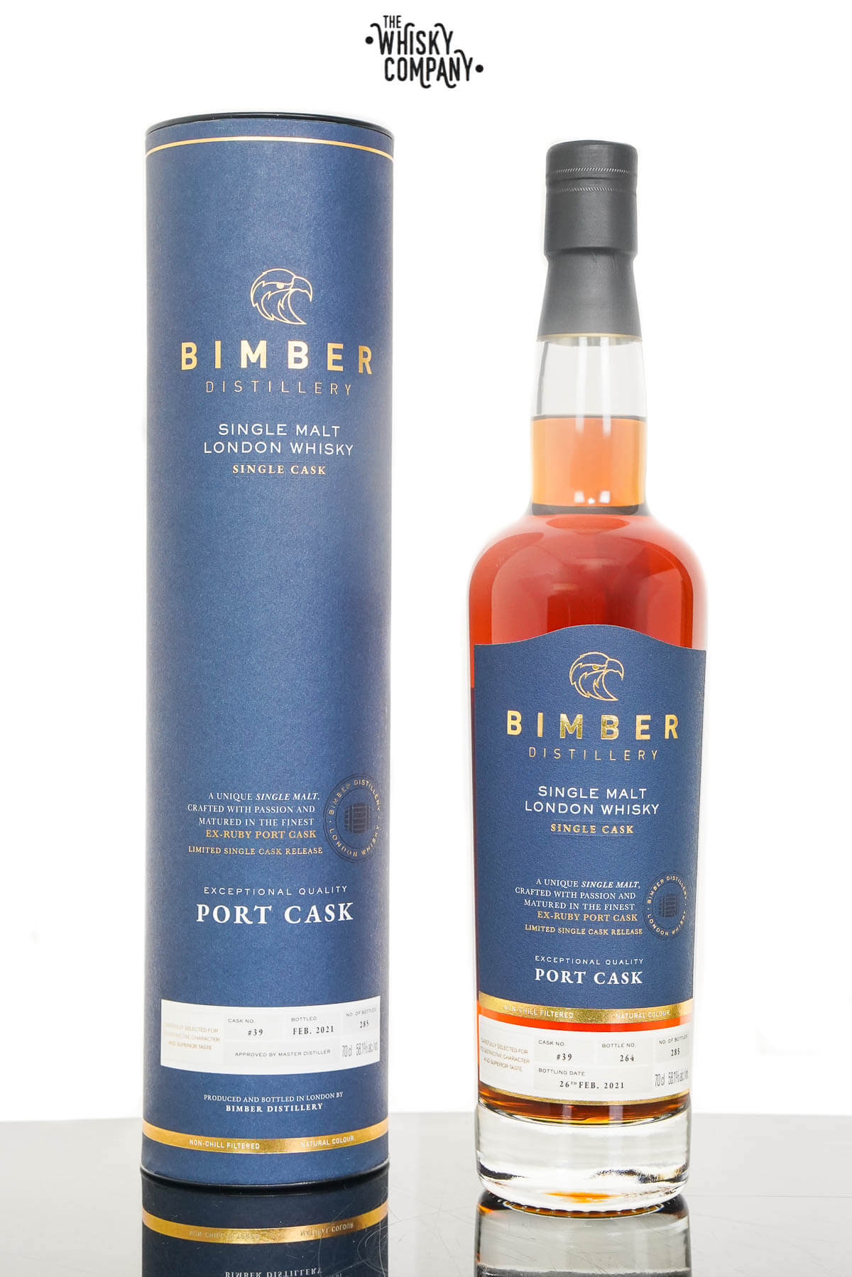 Bimber Port Cask Cask Strength Single Malt Whisky