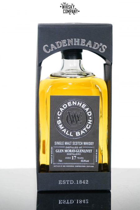 Glen Moray - Glenlivet 1998 Aged 17 Years Single Malt Scotch Whisky - Cadenheads (700ml)