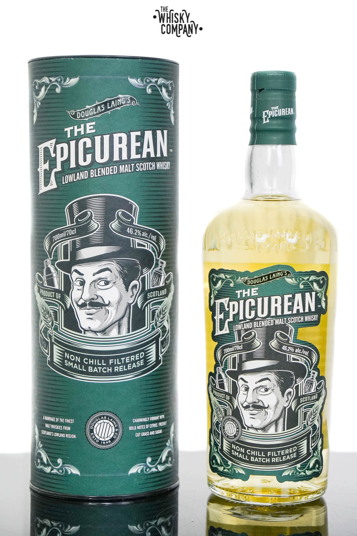 The Epicurean Lowland Blended Malt Scotch Whisky - Douglas Laing (700ml)
