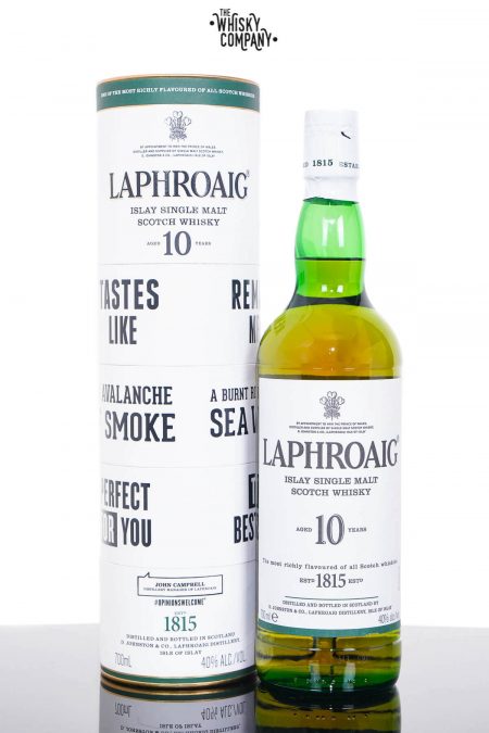 Laphroaig Aged 10 Years Islay Single Malt Scotch Whisky (700ml)