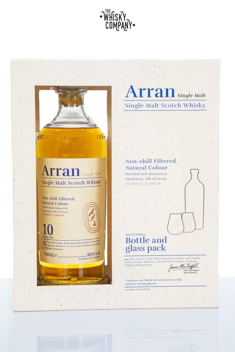 Arran 10 Years Old Malt Scotch Whisky Glass Pack The Whisky Company