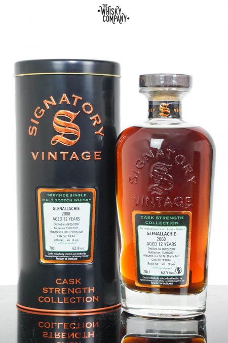 Glenallachie 2008 Aged 12 Years Single Malt Scotch Whisky - Signatory Vintage (700ml)