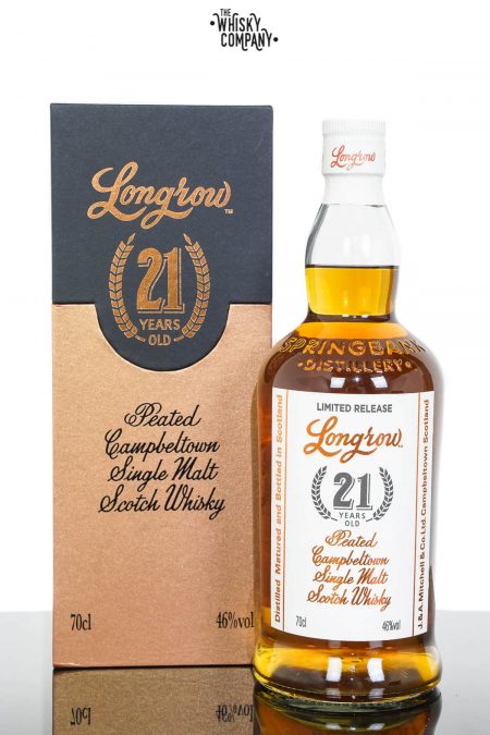 Longrow Aged 21 Years Campbeltown Single Malt Scotch Whisky - 2020 Release (700ml)