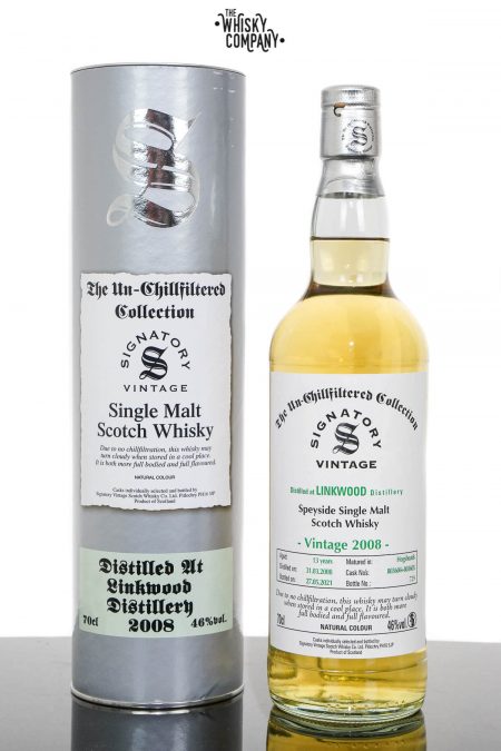 Linkwood 2008 UCF Aged 13 Years Single Malt Scotch Whisky - Signatory Vintage (700ml)