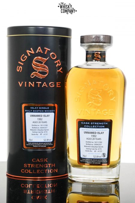 Unnamed Islay 1992 Aged 28 Years Single Malt Scotch Whisky - Signatory Vintage (700ml)