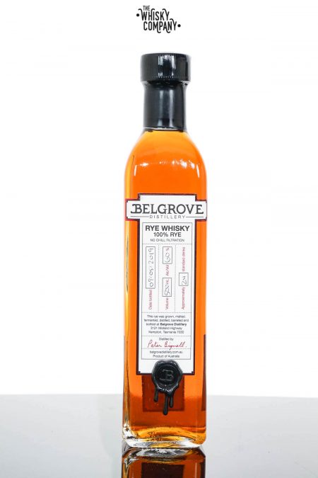 Belgrove Rye Pinot Cask Matured Australian Whisky (500ml)